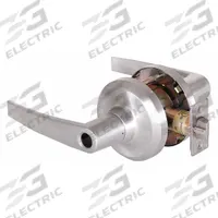 DORMAKABA Door Lockset: Classroom Lever Locksets, Chrome, ADA Compliant, SFIC (MPN QCL160A626S4478SSCKD). Key specifications — Ligature Resistance: Not Ligature-Resistant; Brand: DORMAKABA; Lockset Function ANSI Code: F84; Visual Indicator Message: No Message; Lockset Style: QCL Slate; ADA Compliant: Yes; Finish: Satin Chromium-Plated : Cast Zinc.