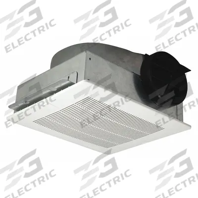 Dayton Bath Exhaust Fan: Ceiling, 195 cfm Max, 5.5 sones, 1 Speed - Standard Bathroom Exhaust Fans