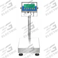 ADAM EQUIPMENT Food Scale: 15 3/4 in Weighing Surface Dp, 11 3/4 in Weighing Surface Wd, LCD (MPN GGB65aH). Key specifications — Connection Ports: RS-232; Readability: 1 g/0.002 lb; Brand: ADAM EQUIPMENT.