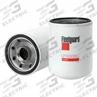 FLEETGUARD Oil Filter: 1 1/2"-12 Thread Size, 6 1/4 in Overall Lg, Oil, Spin-On (MPN LF3333SC). Key specifications — Brand: FLEETGUARD; Compatible Vehicle Make: Liebherr.