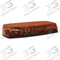 ECCO Mini Light Bar: Mini Light Bar Vehicle Light Bar Size, LED, SAE J845 Class 1, Mini Light Bar (MPN 5597A). Key specifications — Electrical Connection: Blunt Cut Wires; Series: 5597 Reflex Series; Brand: ECCO; Number of Flash Patterns: 18; Mount Type: Bolt; Light SAE Class Rating: SAE Class 1.
