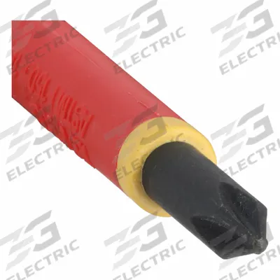 MILWAUKEE Insulated Phillips Screwdriver: Std Lg, Friction, Not ESD Safe, Tether Ready - Insulated Phillips Screwdrivers