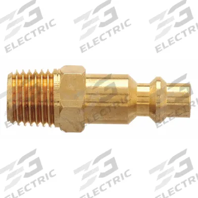 SPEEDAIRE Quick Connect Hose Coupling: 1/4 in Body Size, 1/4 in Hose Fitting Size - Industrial Interchange Steel Quick-Connect Air Coupling Plugs