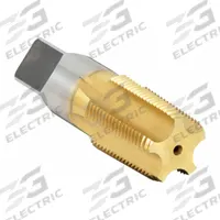 CHICAGO-LATROBE Pipe and Conduit Thread Tap: 3/8"-18 NPT, 4 Flute, Semi-Bottoming Chamfer (MPN 385443)