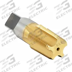 CHICAGO-LATROBE Pipe and Conduit Thread Tap: 3/8"-18 NPT, 4 Flute, Semi-Bottoming Chamfer (MPN 385443)