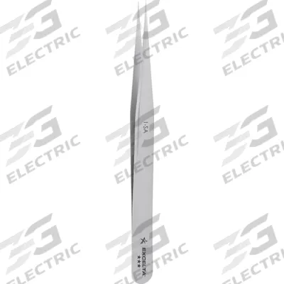 EXCELTA Tweezers: Stainless Steel, Point, Straight Tip - High-Precision Tweezers