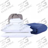 MARTEX Bedding Kit: Queen Compatible Mattress Size, Tan/White, EcoPure Polyester, Solid (MPN 1C51748). Key specifications — Color: Tan; Includes: (2) Pillows.