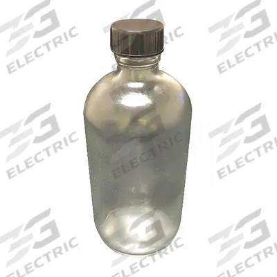 APPROVED VENDOR Sampling Bottle: 1 L, Colorless, 20-400 mm, Phenolic, 12, Polyethylene - Clear Narrow Mouth Round Glass Lab Bottles