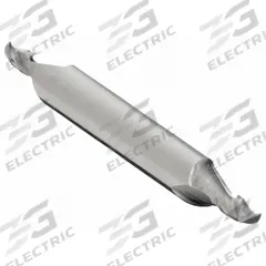 CLEVELAND Square End Mill: Carbide, Double End, 2 Flute, 3/32" Mill Dia, 3/16" LOC, 1-1/2" OAL (MPN C60170)