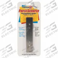 ZINSSER Wallpaper Remover and Scraper Replacement Blades: Wallpaper Remover/Scraper Blade, 1/2 in Lg (MPN 2988). Key specifications — Brand: ZINSSER.