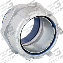 Liquid-Tight Conduit Fitting: Steel/Iron, 4 in Trade Size, Insulated, Straight (MPN 5340). Key specifications — Insulated: Insulated; Box Connection: 4 in MNPT; Hazardous Location Rating: Class III Division 1 and 2; Brand: THOMAS & BETTS.
