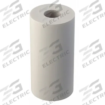 APPROVED VENDOR Spacer: #10 Screw Size, 1 in Overall Lg, Round, Nylon, Plain, Nylon - Plastic Spacers