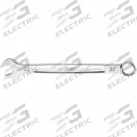 MILWAUKEE Combination Wrench: Steel, Chrome, 32 mm Head Size, 16 7/8 in Overall Lg, Std (MPN 45-96-9532). Key specifications — attr309539: 32 mm; attr309567: Yes; attr324930: MILWAUKEE.