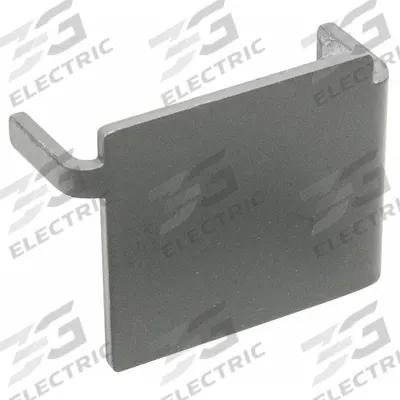 NATIONAL GUARD End Cap: Self-Adhesive Mounting, Std, Steel, 1 5/16 in Overall Lg - Window & Door Seal Tools & Fasteners