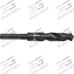 CLE-LINE Reduced Shank Drill Bit: 18.5 mm, 118° Split Point, Black & Gold HSS, 3-Flats Shank (MPN C21181). Key specifications — attr1235078: 0.7284.