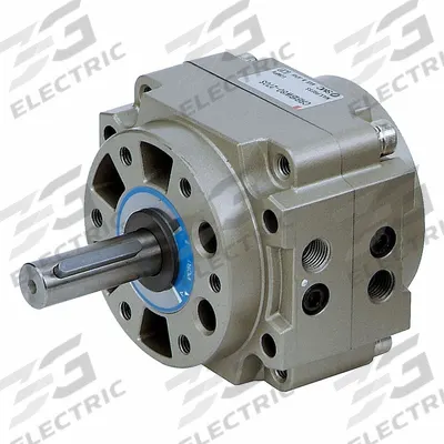 SMC Rotary Actuator: Single Vane Actuator, 180° Rotation Angle, 75 N-m Output Torque - Vane-Style Rotary Actuators