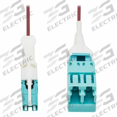 EATON TRIPP LITE Fiber Cable: Multi-Mode, 1 ft Lg, CS / PC Male End 1, LC / PC Female End 2 - Multi-Mode Fiber Optic Patch Cords