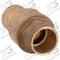 MILWAUKEE VALVE Low Lead Spring Check Valve: Swing, Inline Valve Body, 1 in Pipe Size, Sweat x Sweat (MPN UP1548T 1). Key specifications — Brand: MILWAUKEE VALVE.