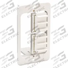NVENT CADDY Communication Mounting Bracket: ABS, White, For 1 Gangs (MPN MP1P). Key specifications — Brand: NVENT CADDY; For Number of Gangs: 1; Accessory Type: Low-Voltage Mounting Plate; Color: White; Material: ABS.