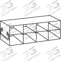 Freezer Rack: 23 7/8 in Overall Lg, 6 1/8 in Overall Wd, Stainless Steel, Handles, 0626514 (MPN RFL42375A). Key specifications — Compatible with Manufacturer Model Number: 0626514; Includes: Handles; Material: Stainless Steel; Product Type: Freezer Rack; Brand: ARGOS TECHNOLOGIES.