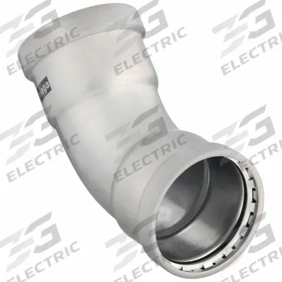 VIEGA MEGAPRESS Crimp Elbow Fitting: 3 in Pipe x 3 in Pipe Size, Press-fit x Press-fit - Steel Press Pipe Fittings
