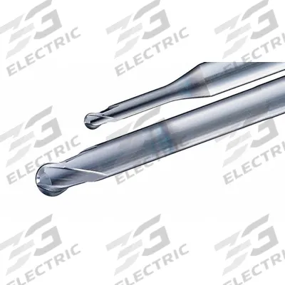OSG A BRAND Ball End Mill: Carbide, Durorey Coated, 2 Flute, 3 mm Mill Dia - Pencil-Neck Carbide Ball End Mills for Hardened Materials