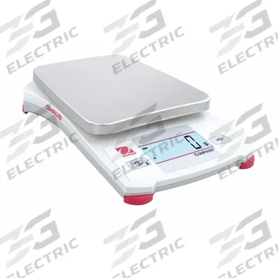 OHAUS Industrial Bench Scale: 5 in x 5 5/8 in, Not IP Rated, Integrated, CS - Compact Bench Scales