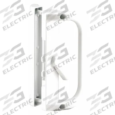 PRIME-LINE Sliding Door Lock: 2 in Lg, 2 in Wd - Recessed Handles for Sliding Doors