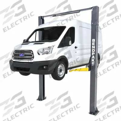 BENDPAK Vehicle Lift: 10,000 lb Load Capacity, 88 in Max Lift Ht, 4 1/4 in Min Lift Ht - 2-Post Lifting Systems