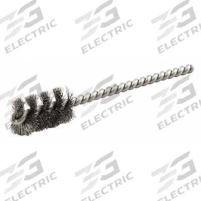 APPROVED VENDOR Round Tube Brush: Single Stem, Carbon Steel, 5/8 in Dia - Blind Hole-Cleaning Brushes for Carbon Steel