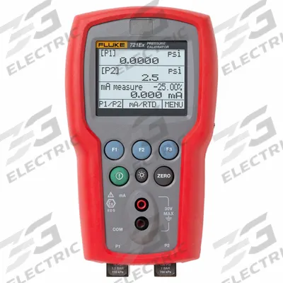 FLUKE: FLUKE-721EX-1615, HART, Included, Soft Case/Test Leads, -14 psi – 1,500 psi - Standard Handheld Pressure Calibrators
