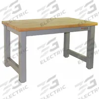 BENCHPRO Workbench: Fixed Ht, Butcher Block, 60 in x 30 in, 20,000 lb Overall Load Capacity, Black (MPN HW3060). Key specifications — Brand: BENCHPRO.