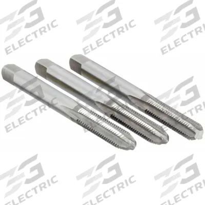 APPROVED VENDOR Tap Kit: #8-32 UNC, H3 / 2B, 4 Flute - Three-Piece Hand Tap Sets