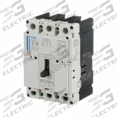 EATON Molded Case Circuit Breaker: 100 A Amps, 65kA at 480V AC, Fixed, ABC, Line/Load Lug - Power Defense Molded Case Circuit Breakers