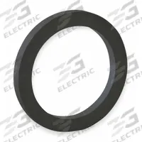 Cam and Groove Gasket: 3/4 in For Coupling Size, Black, 1 3/8 in Outside Dia, Flat, 0.2 in Thick (MPN 75G). Key specifications — Color: Black; Color Code Stripe: 1 White; Metal Detectable: No; Durometer: 60A; Gasket Material: EPDM; Brand: BANJO.