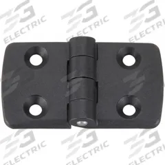Hinge: 48 mm x 87 mm, 45 Series, For 10 mm Slot Wd, Black, Polyamide, 6.6 mm Mounting Hole, Butt (MPN 095K4545F00). Key specifications — Brand: FATH INC.; Product Type: Standard Hinge; Material: Polyamide; Hinge Type: Butt.