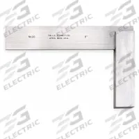 STARRETT Precision Steel Square: 90° Angle, 3 x 2-3/8 in Outside Dimensions, Stainless Steel (MPN 20-3). Key specifications — attr1182176: Stainless Steel; attr1182181: Starrett Logo Cardboard Box; attr1182159: STARRETT; attr1182175: 3 x 2-3/8 in; attr1182177: 0.0002 in; attr1182182: No.