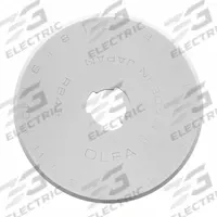 OLFA Rotary Cutter Blade: Straight, 45 mm Blade Dia, Tungsten, 0.3 mm Blade Thick, RTY-2, 5 PK (MPN RB45-5). Key specifications — attr307592: Tungsten; attr307597: RTY-2; attr324884: OLFA.