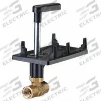 HVAC Control Ball Valve: 2-Way, 1/2 in Female NPT, 0.4 CV Flow, 200 psi Close-off, No Actuator (MPN 599-10300S). Key specifications — Ball Material: Stainless Steel; Body Material: Brass; For Media: Water-Glycol Solution to 50%.