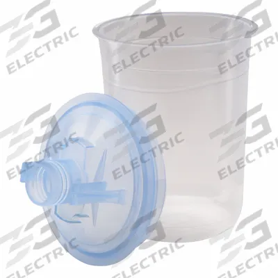 PPS Lid and Liner Kit: Spray Gun Cup Liner Kit, PPS, Plastic, 400 mL Cup Size Use - Spray Gun Cup Liner Kits