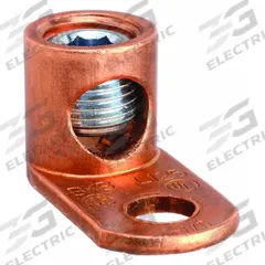 BLACKBURN Wire Connector: 8 AWG – 1/0 AWG Wire Sizes, 21/64 in Stud Size, Unplated Copper Lug Body (MPN L125BB). Key specifications — Brand: BLACKBURN; For Wire Material: Copper; Maximum Stranded Copper Wire Size: 1/0 AWG; Minimum Stranded Copper Wire Size: 8 AWG; Lug Material: Unplated Copper.