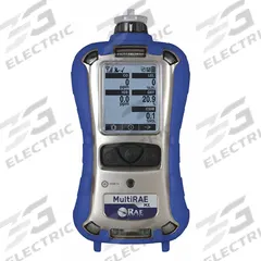 HONEYWELL Multi-Gas Detector: IP65, HONEYWELL RAE Systems MultiRAE MX, Lithium Ion, CO/H2S/HCN/O2 (MPN MBB3-A1C1R7E-420). Key specifications — Gas Detected: Oxygen; Housing Color: Black; Battery Chemistry: Lithium Ion.
