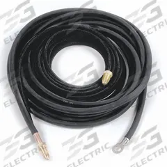 MILLER ELECTRIC Power Cable: 25 ft, 2-Piece, Braided Rubber, 46V30-2. Key specifications — Reference Number: 46V30-2; Cable Material: Braided Rubber; Brand: MILLER ELECTRIC.