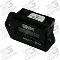 ENM Hour Meter: Hour Meters, Front Panel Mounting, Digital, 1 1/4 in x 2 1/8 in, LCD, TB45GA. Key specifications — Mounting Style: Surface; Bezel Face Shape: Rectangular; Brand: ENM; Manufacturer Part Number: TB45GA; Meter Type_Broad: Digital.