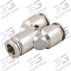AIGNEP Push-Fit Wye Fitting: 10 mm OD x 10 mm Pipe x 10 mm OD x 10 mm OD Size, Stainless Steel (MPN 60310X-10). Key specifications — Brand: AIGNEP.