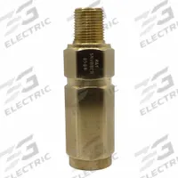RAY Pressure Gauge Snubber: Brass, Piston, Brass NPT, 5,000 psi Max. Pressure, 3 Pistons (MPN 050B). Key specifications — Snubber Type: Piston; Connection Type: NPT; Brand: RAY; Material: Brass; Compatible Liquids and Gases: Water.