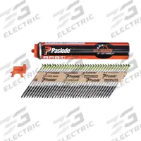 PASLODE Framing Nails,3" L,Plain,PK1000: Framing Nails, Offset Round, Smooth, Steel, Plain, 1,000 PK (MPN 650525). Key specifications — Point Type: Diamond; Brand: PASLODE.
