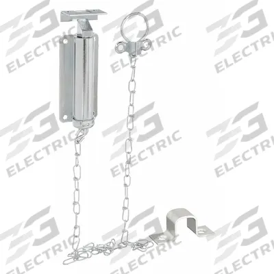 APPROVED VENDOR Door Bolt: Chain Bolt, Zinc, 11/16 in Ht, 1 1/2 in Wd - Door Bolts