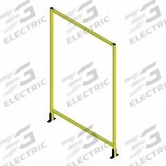 T-Slot Framing System Panel: Add-On, Yellow, 84 in H x 48 in W x 5 1/2 in D, Solid (MPN 48359). Key specifications — Finish: Powder-Coated; Brand: FAZTEK; Panel Color: Clear; Panel Type: Solid; Color: Yellow; Material: Polycarbonate; Assembly: Unassembled; Manufacturer Part Number: 48359.