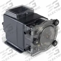 STENNER Peristaltic Chemical Metering Pump: 120V AC, 1/16 hp HP, 60 gpd Max. Flow Rate, Santoprene (MPN S447X). Key specifications — Tubing Material: Santoprene; Brand: STENNER; Reproducibility: ±2.0%.